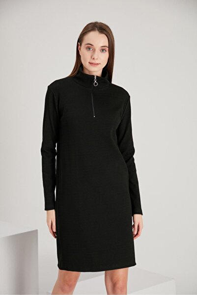 ALEXANDERGARDI Stand-Up Collar Zippered Dress (B21-21500)