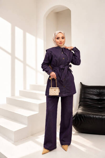 Bwest Jeans Suit - Mürdüm