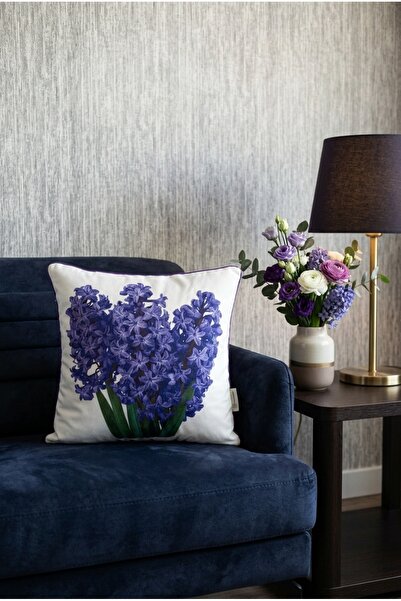 Rayda Home زهرة الصفير الزخرفية مطبوع تفاصيل أسطوانية طباعة رقمية بنقشة زهور ...