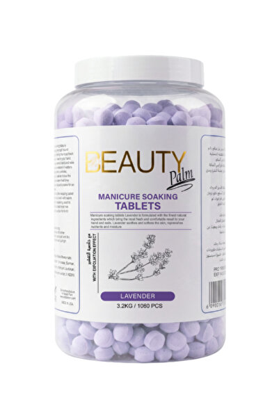 Beauty Palm Manicure Soaking Tablets 1060pcs - Lavender, 3.2kg