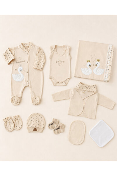 LOOFI Newborn Baby 10 Piece Layette Set Soft Cotton Comfort Baby Clothes (0-3...