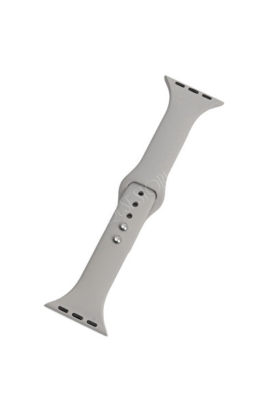 Quse Apple Watch İnce Silikon Kordon – Gri – 41mm/40mm/38mm & Series 10/11 42...