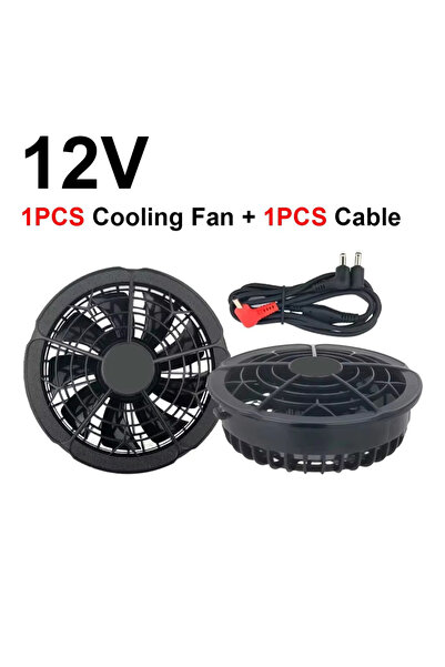 Choice1 1 PCS 12V Fan Air Conditioner Vest Cooling Fan 5V or 12V Adjustable G...
