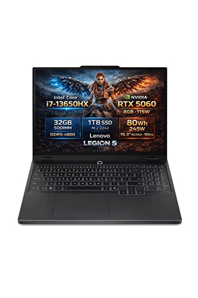 LENOVO Legion 5 15IRX10 Intel Core i7-13650HX 32GB 1TB SSD RTX 5060 8GB 15.3"...
