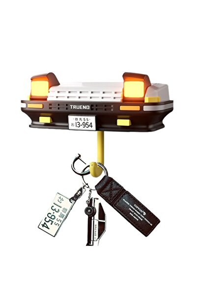 Choice1 White with light AE86 Car Creative Hook Headlight Key Storage Rack Ke...