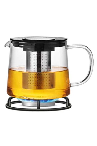 Kamille Fierbător cu infuzor, Kamille, sticlă termorezistentă, filtru din oțe...