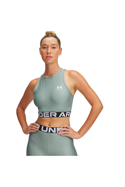 Under Armour HEATGEAR Ριμπ Τανκ 1388694-348 Χακί