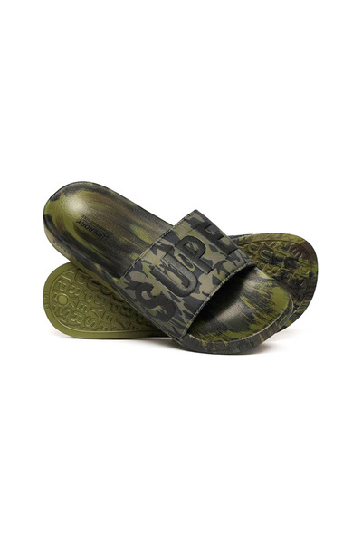 SUPERDRY CORE CAMO Σλάιντ Πισίνας MF310278A-3DL Χακί
