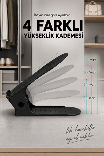 Vienev Ayarlı Ayakkabı Rampası 10'lu Set