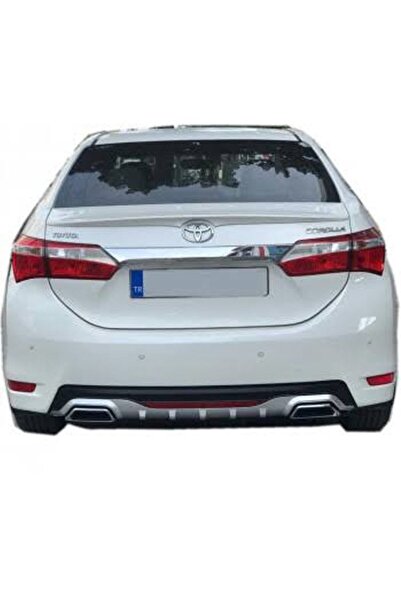 Universal Toyota Corolla Difüzör Amg Arka Tampon 2 Çıkış Egzoz Görünüm Reflek...