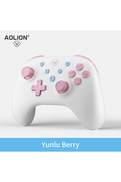 Choice1 White AOLION Bluetooth Controller for Switch 2/1/PC/iOS/Android Game ...