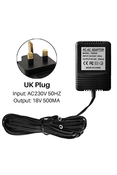 Choice UK Plug 18V AC Power Adapter 220V-240V Transformer Charger For Wifi Wi...