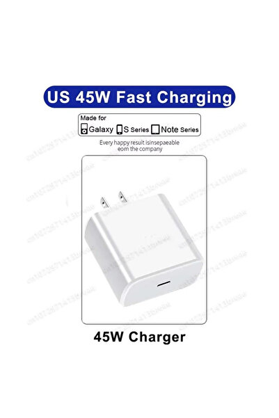 choice2 Only US Plug White NNBILI PD 45W Quick Charger For S23 S24 S25 S26 Ul...