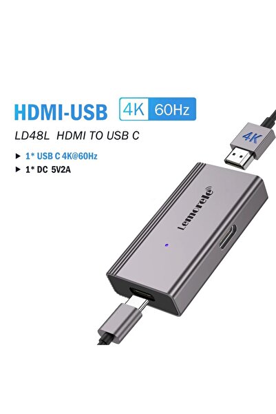 Choice محول نظارات الواقع المعزز من ليموريل من HDMI إلى USB-C بدقة 4K و60 هرت...