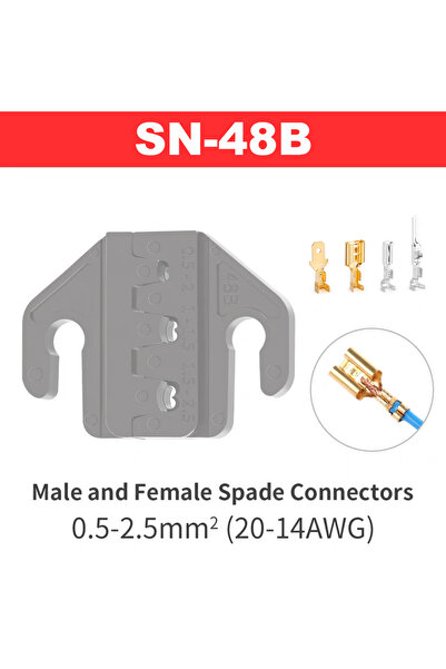 choice2 SN-48B SN Crimping Tool Pliers Crimp Jaw Set, 4mm Slot Jaws, SN-48B/5...