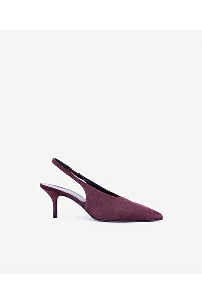 Yargıcı Open Back Pointed Toe Heeled Shoes