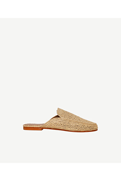 Yargıcı Closed Front Straw Slippers