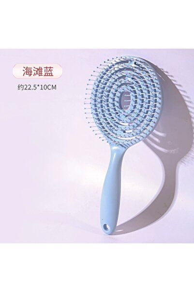 Choice Blue Candy Hollow Comb Lollipop Shape Hair Brush High Crown Volumizing...