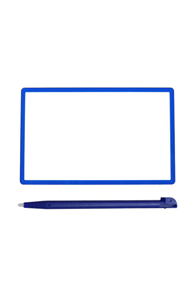 Choice Blue JCD Top Upper LCD Screen Lens Plastic Cover & Touch Stylus Pen Fo...
