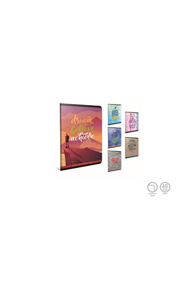 Gıpta Lazy Master Tel Dikişli Karton Kapak Defter A4 80 Yaprak Kareli (4 Lü P...