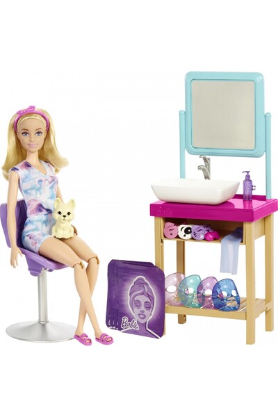 Barbie Hasbro Oyuncak Welness Işıltı Dolu Spa Günü Oyun Seti HCM82
