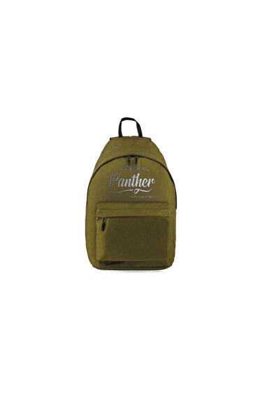Panther School Backpack Gofre Khaki Pt-4371