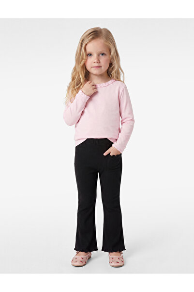 Koton Cotton Elastic Waist Camisole Basic Spanish Leggings