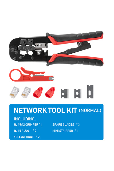 Choice1 Normal RJ11 RJ12 RJ45 Crimping Tool Ethernet Network LAN Cable Crimpe...