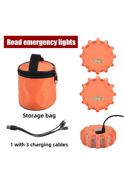 Choice Emergency Light LED Road Flares Emergency Light USB Rechargeable Roads...