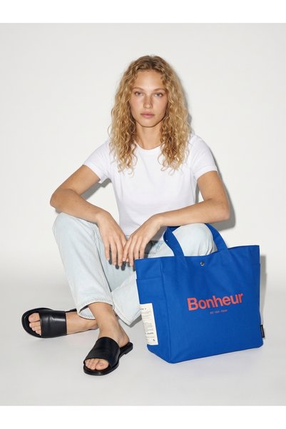 Bonheur N ° 4 Canvas Bags - Ocean Blue