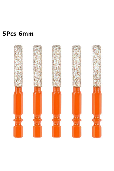 Choice14 5Pcs-6mm 6-12mm Hexagonal Shank Dry Ceramic Tile Diamond Drill Bit D...