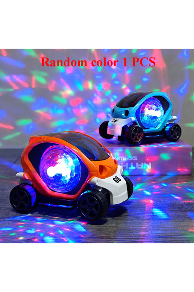 Choice1 Color random 1PCS Cool Electric Steering Model Music Lights Dazzling ...