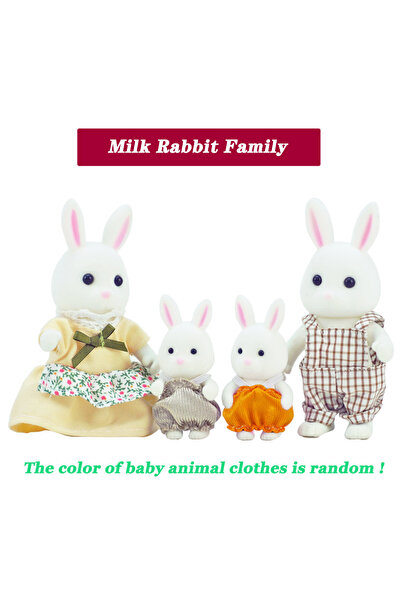 Choice17 H05-KK05 Rabbit Doll 1/12 Micro Dollhouse Reindeer Sheep Elephant Sq...