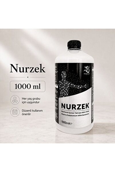 ZB SAĞLIKLI YAŞAM NURZEK - Bentonit Kili İçeren Takviye Edici Gıda 1000 ml