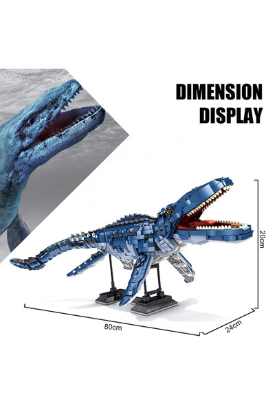 Choice3 611005 1859pcs Dinosaur Toys Jurassic Park Indominus Rex Dinosaur Wor...
