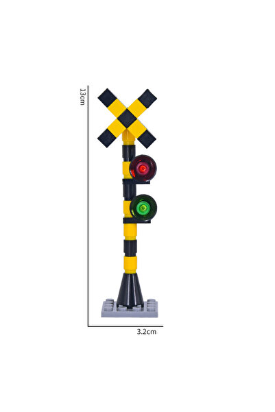 Choice3 FJJT029-NO BOX MOC City Train Building Block Train Track Corridor Ele...