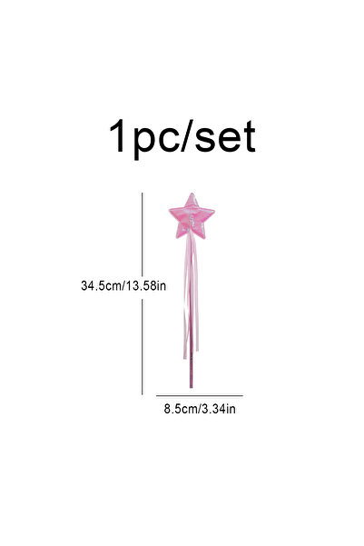 Choice1 MINT GREEN Cosplay party costume props Princess magic wand five-point...