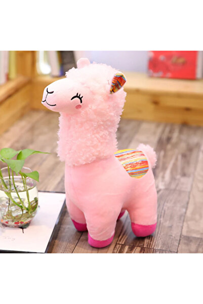 Choice 25cm Pink 25cm Smile Alpaca Llama Plush Animals Toy Cute Stuffed Doll ...