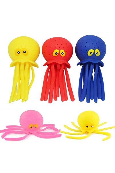 Choice1 2pcs random Soft Safe Baby Bath Toys Sponge Water Absorbing Octopus S...