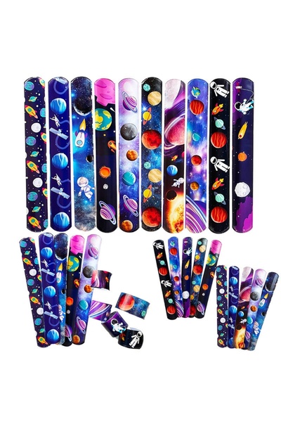 choice2 20PCS 10-50 Pcs Cartoon Space Astronaut Theme Clapping Circle Wristba...