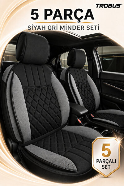 TROBUS Fiat Egea Cross 2020 ve Sonrası Uyumlu Zerafet 5 Parça Ortopedik Oto K...