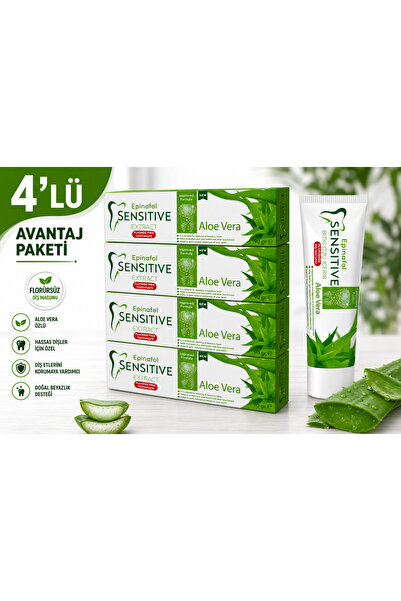 Epinafol Sensitive Diş Macunu 4 Lü Aloe-vera