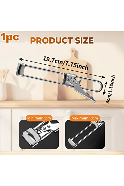 Choice 1pc Adjustable Stainless Steel Jar Opener, Master Bottle Opener, Kitch...