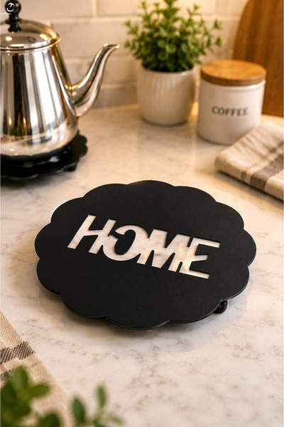 VENON Home Written Heat-Resistant Metal Trivet – Kitchen & Teapot Coaster Kit...