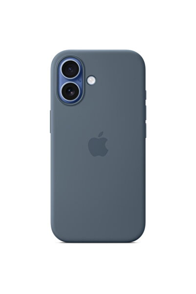 Apple Husă de silicon pentru iPhone 17 cu MagSafe - Albastru Anchor