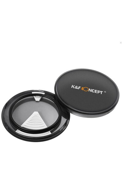 K&F CONCEPT Filtru Slim Green Super Hard MC UV 58mm OPTICĂ GERMANĂ Schott B27...