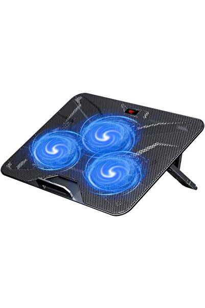 Havit Cooler laptop ajustabil F2067, max. 18.3 Inch, 3 ventilatoare 125mm, Du...