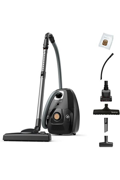 Rowenta Aspirator cu sac Green Force Effitech Total Clean RO6189EA, 400W, 3 n...