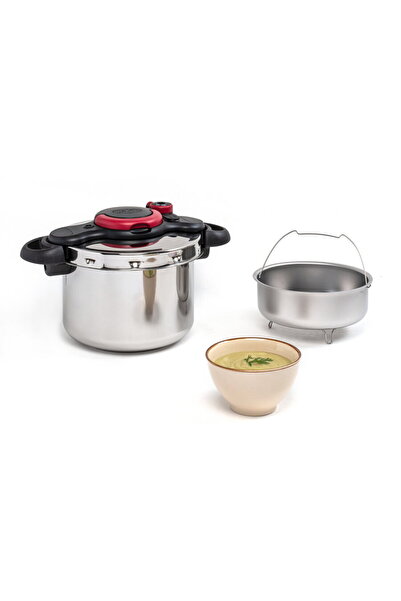 TEFAL Oala sub presiune ClipsoMinut Easy P4624966, capacitate 9L, inductie, i...