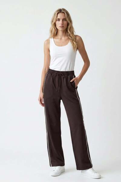 HAKKE Stripe Detailed Modal Trousers